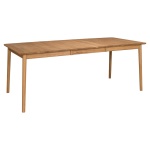 ZigZag table rect 140(53)x90cm oak oiled