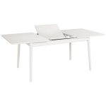 ZigZag pöytä bf 140(53)x90cm valkoinen