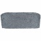 ZigZag cushion bench sheepskin graphite